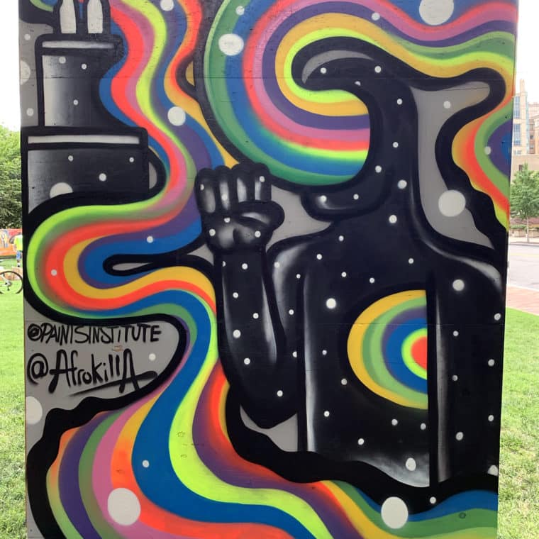 2020 March on Washington Guest Mural 19: The Light of the World, by Keith Smith