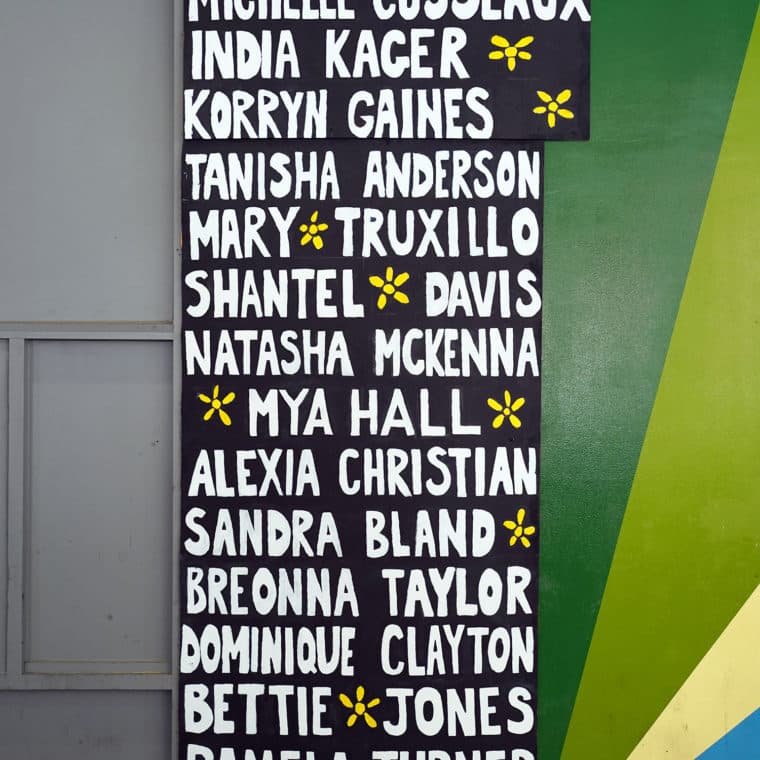 Gallery Place Murals 4.3: Black Women #SayHerName, by Denver Smith Foundation