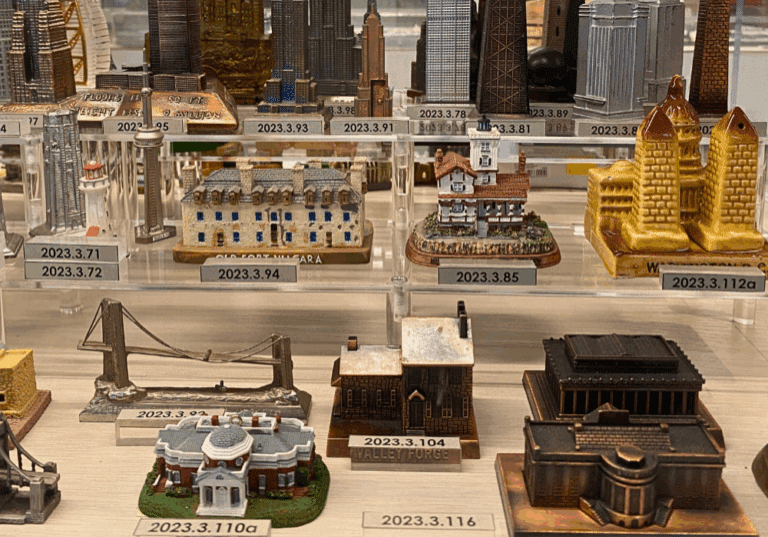 Items on display in Visible Vault.